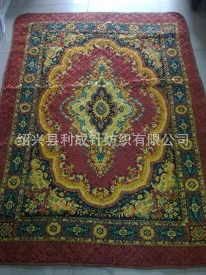 厂家直销穆斯林地毯 绍兴县利成针纺织的专业选择